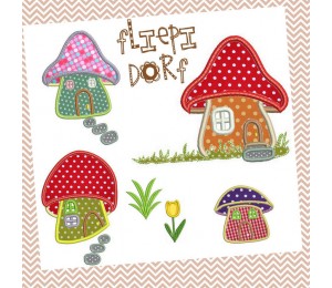 Stickserie - Fliepi Dorf